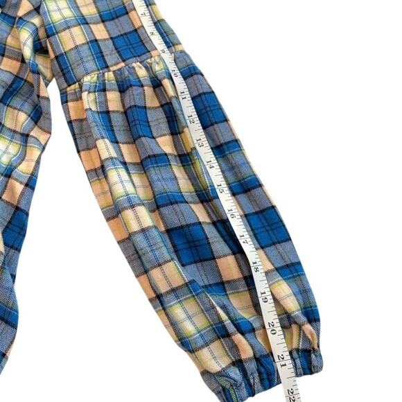 CLEARANCE Daily Thread Plaid Flannel Button Down Shirt - Small - Vibrant & Cozy - Picture 10 of 11